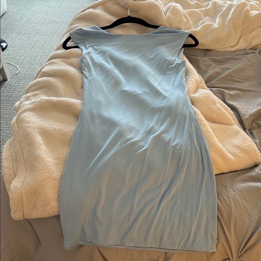 Tiger Mist Open Back Mini Dress